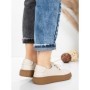 Pantofi Casual Dama din piele naturala 663 CREAM | ADVANCER
