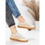 Pantofi Sport Dama din piele naturala 2501-1 CREAM | ADVANCER