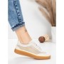 Pantofi Sport Dama din piele naturala 2501-1 CREAM | ADVANCER