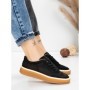 Pantofi Sport Dama din piele naturala 2501-1 BLACK | ADVANCER