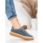 Pantofi Sport Dama din piele naturala 2501-1 GREY | ADVANCER