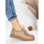 Pantofi Casual Dama din piele naturala 8887 APRICOT | FORMATIONE