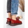 Pantofi Casual Dama din piele naturala 556 RED | FORMATIONE