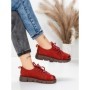 Pantofi Casual Dama din piele naturala 556 RED | FORMATIONE