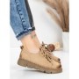 Pantofi Casual Dama din piele naturala 556 APRICOT | FORMATIONE