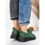 Pantofi Casual Dama din piele naturala 556 GREEN | FORMATIONE
