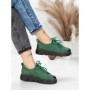 Pantofi Casual Dama din piele naturala 556 GREEN | FORMATIONE