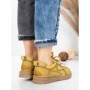Pantofi Casual Dama din piele naturala 886 YELLOW | FRANCO GERARDO