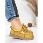 Pantofi Casual Dama din piele naturala 886 YELLOW | FRANCO GERARDO