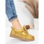 Pantofi Casual Dama din piele naturala 886 YELLOW | FRANCO GERARDO