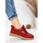Pantofi Casual Dama din piele naturala 886 RED | FRANCO GERARDO