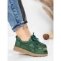 Pantofi Casual Dama din piele naturala 886 GREEN | FRANCO GERARDO