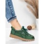 Pantofi Casual Dama din piele naturala 886 GREEN | FRANCO GERARDO