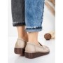 Pantofi Casual Dama din piele naturala 2557 CREAM | FORMATIONE
