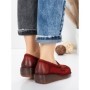 Pantofi Casual Dama din piele naturala 2557 RED | FORMATIONE