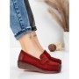 Pantofi Casual Dama din piele naturala 2557 RED | FORMATIONE