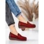 Pantofi Casual Dama din piele naturala 2557 RED | FORMATIONE