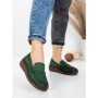 Pantofi Casual Dama din piele naturala 2557 GREEN | FORMATIONE