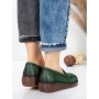 Pantofi Casual Dama din piele naturala 2557 GREEN | FORMATIONE