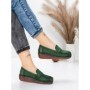 Pantofi Casual Dama din piele naturala 2557 GREEN | FORMATIONE