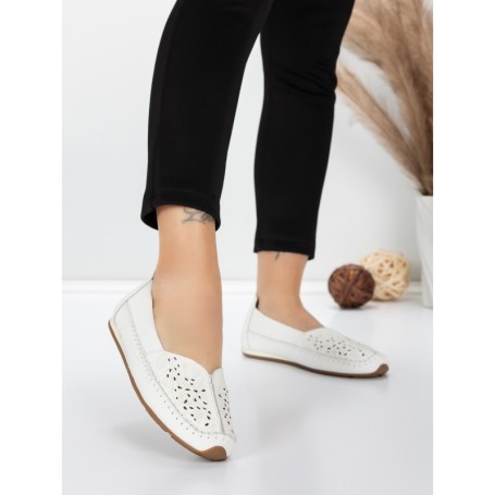 Balerini Dama din piele naturala 5001-1 CREAM | FORMATIONE