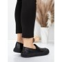 Pantofi Casual Dama din piele naturala 665 BLACK | ADVANCER