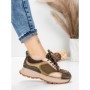 Pantofi Sport Dama din piele naturala 10018 KHAKI | FRANCO GERARDO