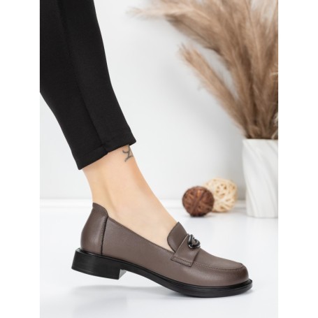 Pantofi Casual Dama din piele naturala 11520-176 APRICOT | ADVANCER