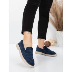 Pantofi Casual Dama din piele naturala 81980-2 DARK BLUE | ADVANCER