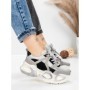 Pantofi Sport Dama din piele naturala HY8985 BLACK-GREY | FRANCO GERARDO