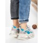 Pantofi Sport Dama din piele naturala HY8985 BLUE-GREY | FRANCO GERARDO