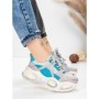 Pantofi Sport Dama din piele naturala HY8985 BLUE-GREY | FRANCO GERARDO