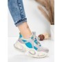 Pantofi Sport Dama din piele naturala HY8985 BLUE-GREY | FRANCO GERARDO