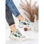 Pantofi Sport Dama din piele naturala HY8985 GREEN-GREY | FRANCO GERARDO
