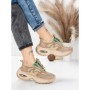 Pantofi Sport Dama din piele naturala HY2128 GREY-GREEN | FRANCO GERARDO