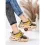 Pantofi Sport Dama din piele naturala HY2986 APRICOT-YELLOW | FRANCO GERARDO