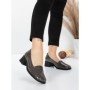 Pantofi cu toc din piele naturala 1355-10 GREY | ADVANCER
