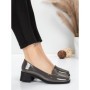 Pantofi cu toc din piele naturala 1355-10 GREY | ADVANCER