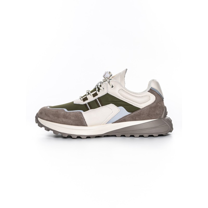 Pantofi Sport Barbati din piele naturala 20676 GREEN | ADVANCER