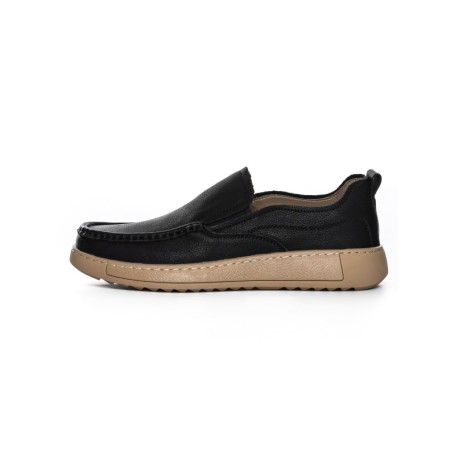 Mocasini Barbati din piele naturala A90006 BLACK | ADVANCER