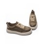 Pantofi Sport Barbati din piele naturala A18008 KHAKI | ADVANCER