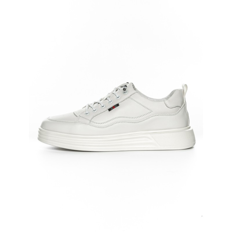 Pantofi Sport Barbati din piele naturala W27017 WHITE | ADVANCER