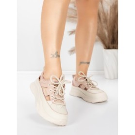 Pantofi Sport Dama din piele naturala 70136X PINK | ADVANCER