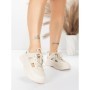 Pantofi Sport Dama din piele naturala 70136X CREAM | ADVANCER