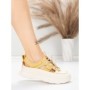 Pantofi Sport Dama din piele naturala 70136X YELLOW | ADVANCER