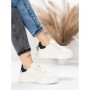 Pantofi Sport Dama din piele naturala FP26309 WHITE-BLACK | ADVANCER