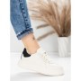 Pantofi Sport Dama din piele naturala FP26309 WHITE-BLACK | ADVANCER
