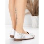 Balerini Dama din piele naturala 355-2 WHITE | ADVANCER