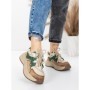 Pantofi Sport Dama din piele naturala 572105 GREEN | FRANCO GERARDO