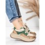 Pantofi Sport Dama din piele naturala 572105 GREEN | FRANCO GERARDO